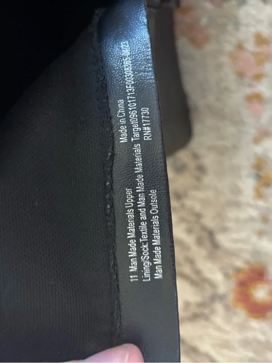 a new day Black Wedge Ankle Boots with Side Zip - Picture 2 of 3